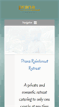 Mobile Screenshot of pranarainforestretreat.com